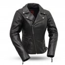 Monte Carlo - Womens Leather Jacket - Black