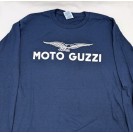 MOTO GUZZI Long Sleeve T-Shirt - Blue