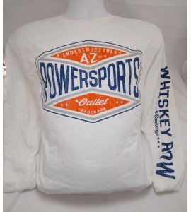 Powersports Outlet Long Sleeve - White Powersports Outlet Long Sleeve - White