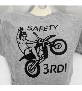 SAFETY 3rd T-SHIRT - GREY SAFETY 3rd T-SHIRT - GREY