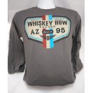 Whiskey Row Racing Long Sleeve Shirt - Mens - Grey