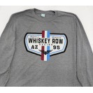 Whiskey Row Racing Long Sleeve Shirt - Mens - Grey Heather