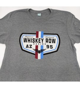 Whiskey Row Racing T-Shirt - Mens - Grey Heather Whiskey Row Racing T-Shirt - Mens - Grey Heather