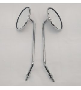 Mirror Set - Long Stem - Chrome - All Buddys Mirror Set - Long Stem - Chrome - All Buddys