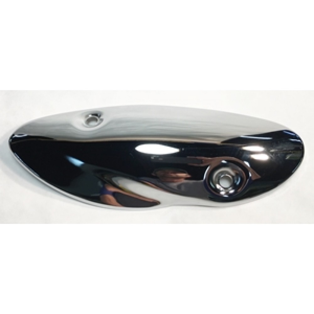 muffler cover, chrome, genuine, buddy 125, C2281010000