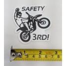 SAFETY 3rd STICKER - SMALL