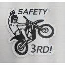 SAFETY 3rd STICKER - SMALL