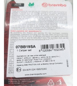 Brake Pads - Front - V85TT Brake Pads - Front - V85TT